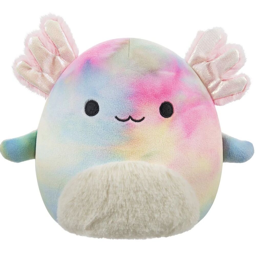 Squishmallow Tinley the Tie-dye Axolotl 11" UltraSoft Sealife Squad Toy Plush